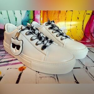 🕶️ Karl Lagerfeld Paris Capree Karl Choupette Low-top Sneaker Size 7.5 NWOB